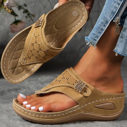 Avylays Orthopedic Sandals for Women, Breathable Mesh Sports Sandals with Non-slip Sole, Summer Platform Wedge Shoes4