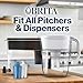 Brita Standard Water Filter, BPA-Free, Replaces 1,800 Plastic Water Bottles a Year, Lasts Two Months or 40 Gallons, Includes 1 Filter, Kitchen Essential