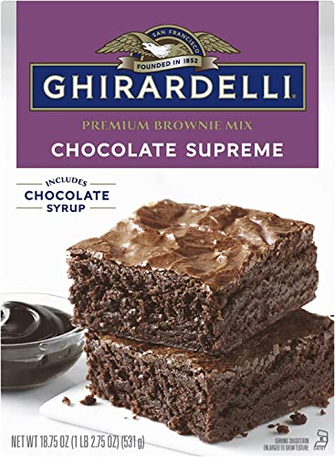 Image of Ghirardelli Chocolate Supreme Brownie Mix, 18.75 Oz