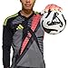 adidas Unisex Match Fingersave Goalie Soccer Gloves, Signal Coral/White/Lucid Blue, 10