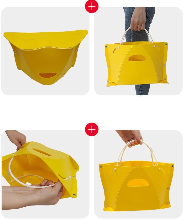 Miniatura 7 de Paquete de 4 taburetes plegables portátiles para acampar con función de bolso, sillas de viaje plegables ligeras para barbacoa, biblioteca y