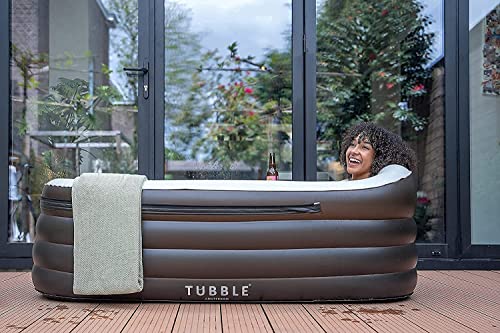 Tubble® Opblaasbare badkuip voor volwassenen, nieuwe verbeterde versie, 200/255 liter, nieuw model en veel sterkere ritssluiting - Afbeelding 3
