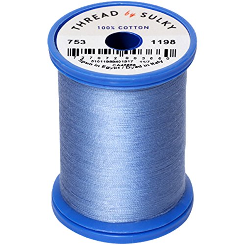 Hilo Sulky Cotton & Steel 50wt 660yd Dusty Navy miniatura 1