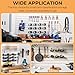 INCLY 12 Pack Slatwall Bins with Hooks, Plastic Slatwall Accessories Containers Bins for Slat Wall Panels Organizing Hardware, Garage, Craft Room, Kitchen, Tool Shed, Workbench