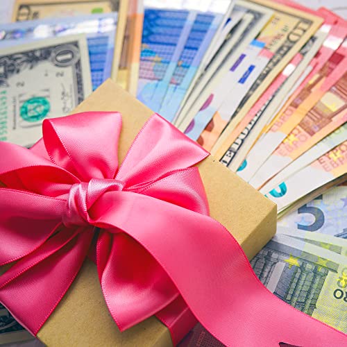 Image of Solid Color Double Faced Hot Pink Satin Ribbon 1 /2 inch X 25 Yards, Ribbons Perfect for Crafts, Wedding Decor, Bow Making, Sewing, Gift Package Wrapping and More