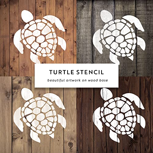 Turtle Stencil - Reusable Stencils For Painting - Mylar Stencil For Crafts And Decorations #TOP7
