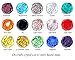 LK-CRAFTS Wholesale Lot 1500pcs Round ( Similar Cut #5000) 4mm Crystal Beads 15 colors with storage box. #1
