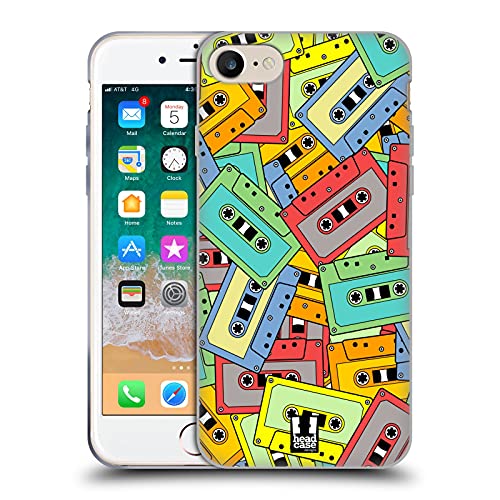 Coque cassette vintage iPhone SE 2022 et 7/8 Head Case gel compatible MagSafe