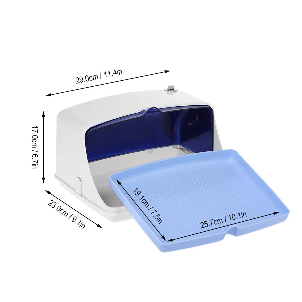 5W Sterilizzatore UV Cleaner Box, multifunzionale Disinfezione Cabinet, Strumento professionale per nail art Strumento per sterilizzatore a temperatura vassoio, 220V Spina UE