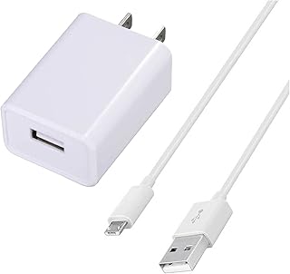 ZLONXUN USB Charger and Micro-USB Cable for Samsung Galaxy Tab S2/Tab A/Tab E/Tab 3/Tab 4/Tab S,Huawei Mediapad T5/M3/M2/T3,Lenovo Tab M8 Tablet