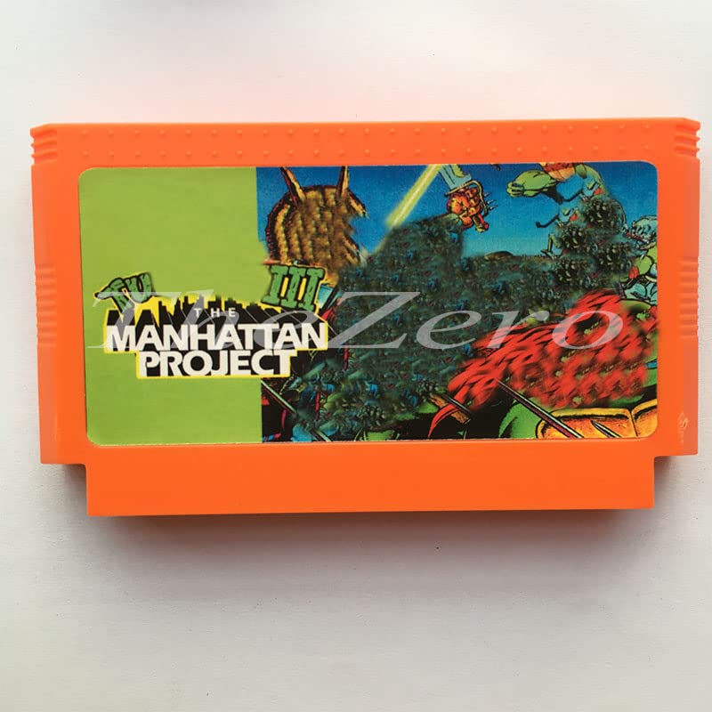 Electronics - Mtant Tnage Nja Turtles 3 Manhattan Project For 8 Bit Game Player Game Card for 60 PIN Cartridge Game Card