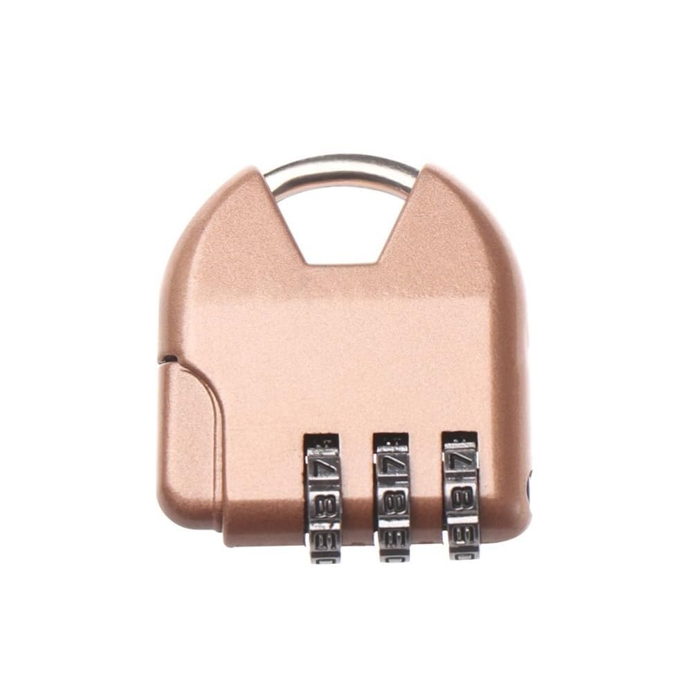 Gnyvzxplq Bronze Suitcase Locks, Multicolor Combination Password Lock(Bronze)