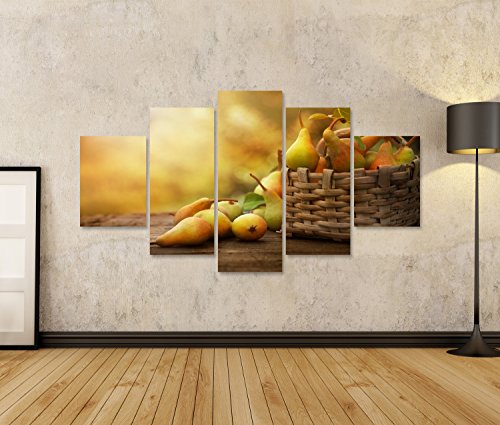 Islandburner Quadro Moderno Cestino con le pere