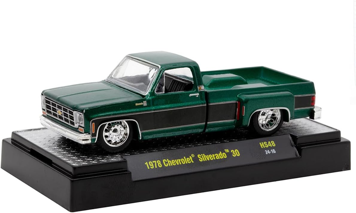 M2 1978 Chevrolet Silverado 30 Grün Hobby Exclusive 31500-HS48 1/64