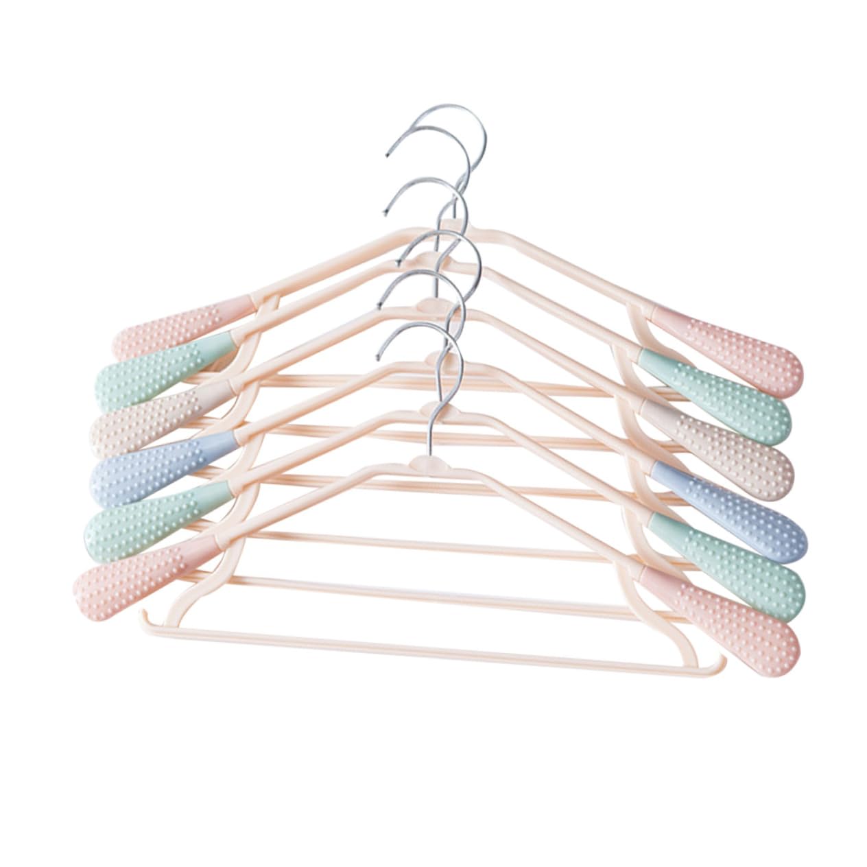 Unomor 5 Pcs Non Clothes Hanger Clothes Rack for Drying Adult Hangers Hangers Multifunctional Clothing Rack Hangers Air Dry Multifunctional Hanger Coat Hangers Trackless Hangers