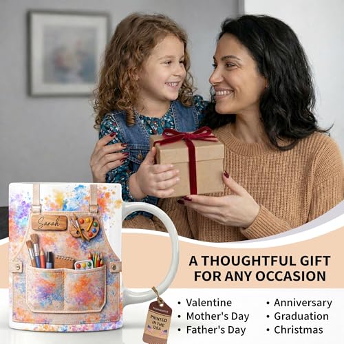 Taza personalizada para profesora con diseño elegante miniatura 4