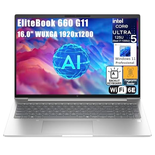 HP Elitebook 660 G11 16" FHD+ Business Laptop Computer, Intel 12-Core Ultra 5 125U (Beat i7-1355U), 32GB DDR5 RAM, 1TB PCIe SSD, WiFi 6E, Backlit Keyboard, Fingerprint Reader, Windows 11 Pro, AZ-XUT