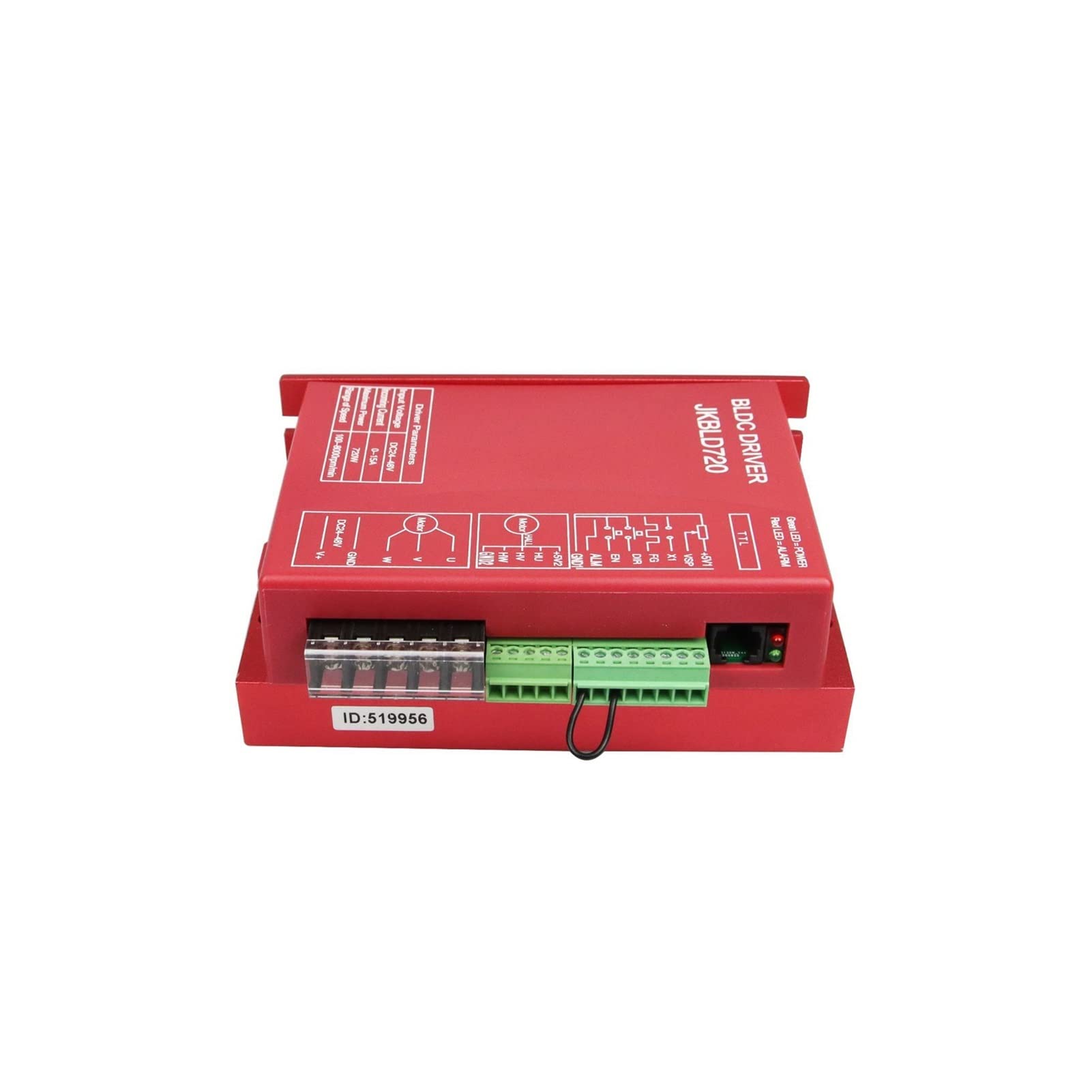 Ningún motor Hall usando sin escobillas DC 24V-48V Conjunto de controladores subdivisión regulación velocidad controlador Automatización industrial
