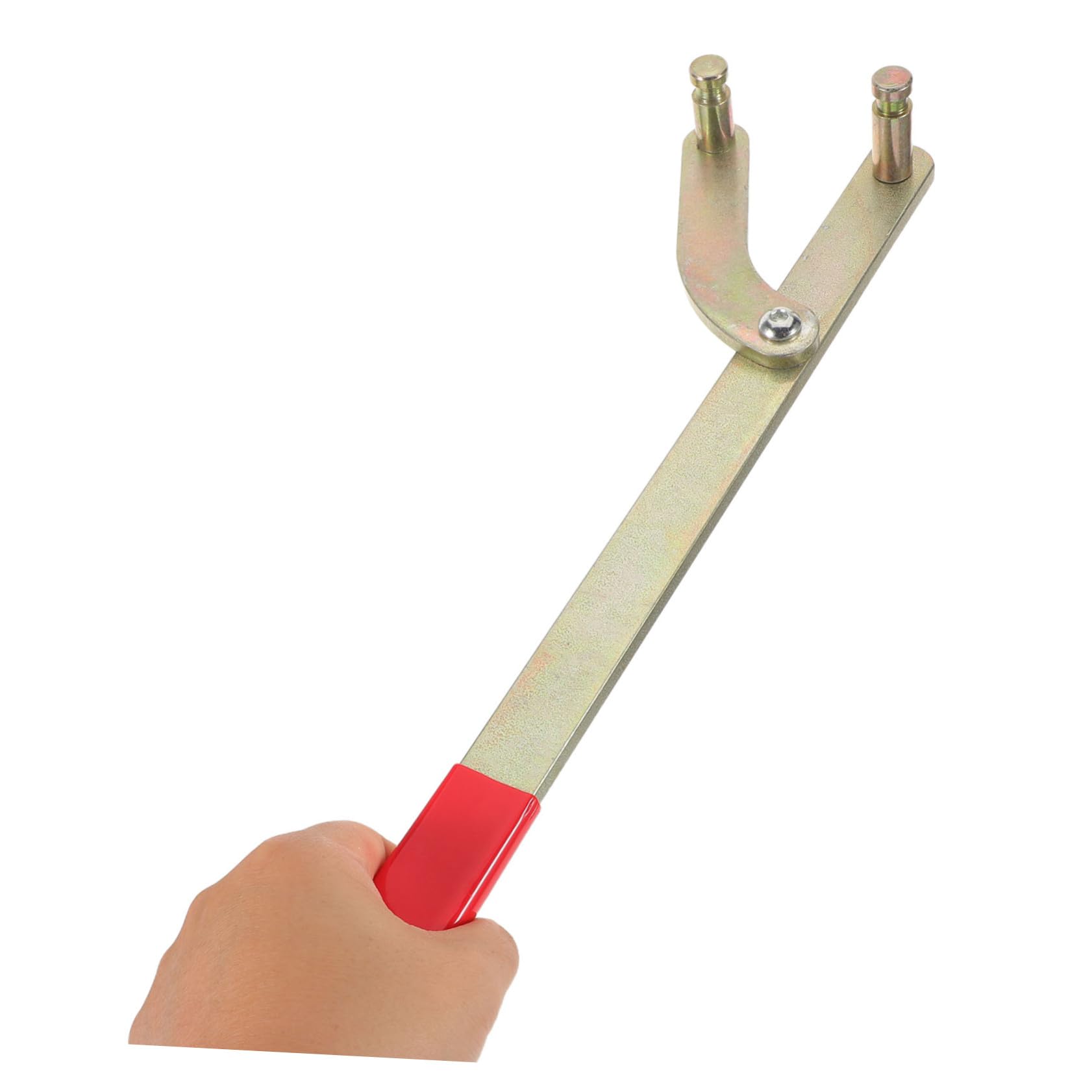 HEMOTON Outil de Réglage de Courroie Réglable et Support de Poulie pour Calage de Distribution Moteur Maintien Robuste de Poulie et Pignon Acier pour Réparation Automobile