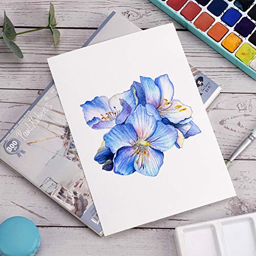 Cuaderno de acuarela Paul Rubens que evita que el papel se doble al pintar con mucha agua 7