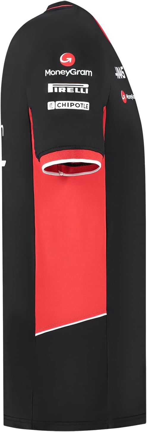 Haas Racing F1 2024 Team Fitted T-Shirt - Black - Image 4