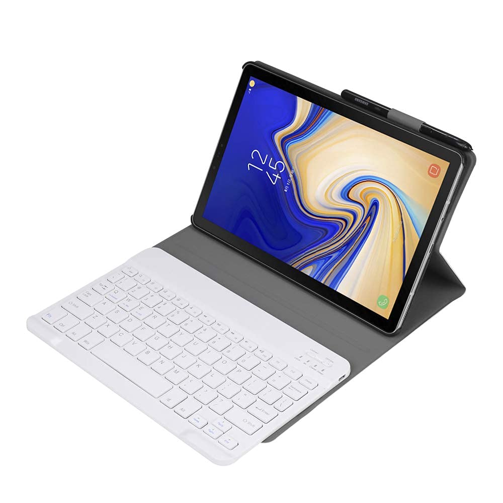 Étui clavier rétroéclairé pour Samsung Galaxy Tab S6 Lite 2024/2020/2022, avec porte-stylet magnétique sans fil pour modèle SM-P620/P625/P610/P613/P615/P619 (or rose)