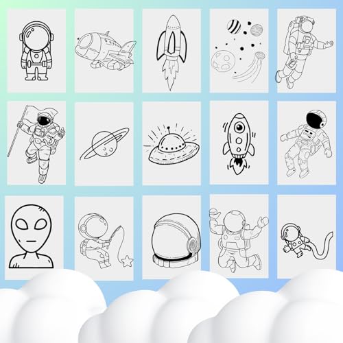 Image of Crackles Coloring Pads Kit for kids, Coloring Book with 30 Coloring Pages /10 Rainbow Scratch Papers /8 Colored Pencils /1 Pencil and 1 Stylus for Drawing Painting for Kids Pack Of 2 (Multicolr Print)