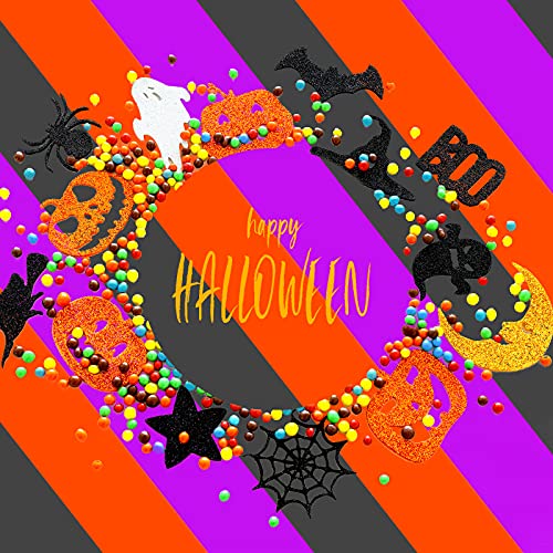 Tenare TENARE-PAPER STREAMERS-147 20 Rolls 1640 Feet Crepe Paper Streamers Halloween Party Crepe Paper Roll Orange Purple Black Streamers Party Decorations thumb #1