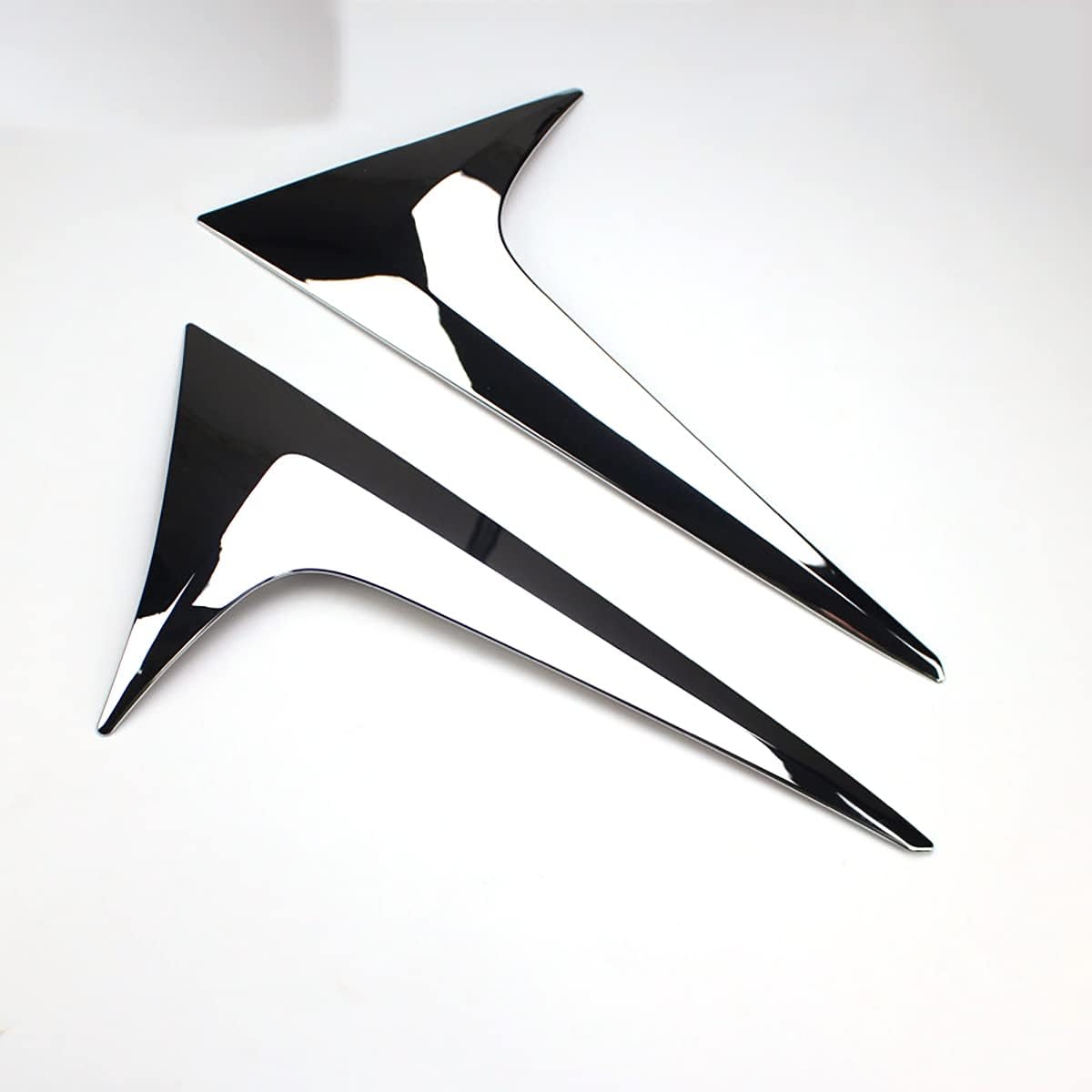 Car Accessories Fit for Mazda CX-5 CX5 2017-2023 2024 2025 Exterior Tail Rear Window Post Cover Trim Strip Decoration (Glossy Chrome Style) ABS 2 PCS