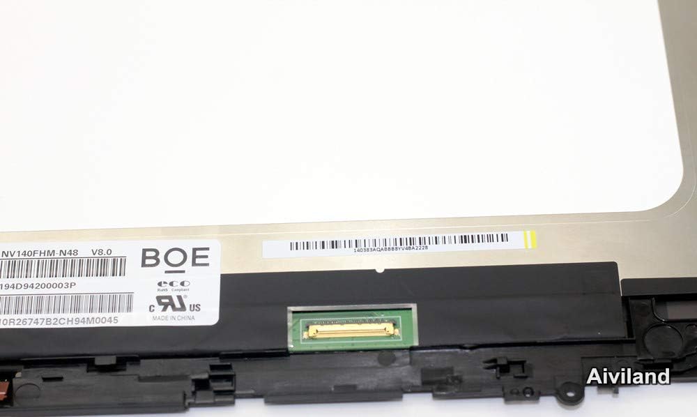 Buу 1 gеt 1 🔥 Replacement 14.0” LCD LED Display FHD 1920x1080 Panel Touch Screen Digitizer Touch Control Board Assembly with Bezel For Lenovo Flex 5-14 5-1470 81C90009US/ Yoga 520-14 520-14IKB (81C8, 80X8)