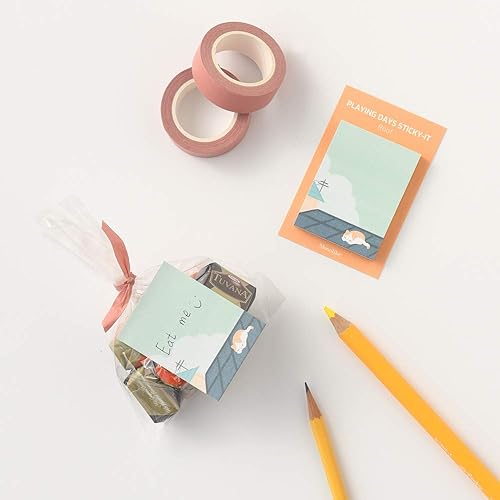 Miniatura 10 de Monolike Buddy Ver.2 Sticky-it - Juego de bloc de notas autoadhesivo, 50 hojas