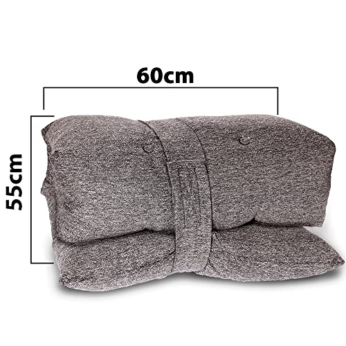 Futon Colchonete Dobrável De Espuma Solteiro Grafite