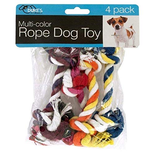 duke’s Multi-Color Rope Dog Toy 4Piece Set duke’s Multi-Color Rope Dog Toy 4Piece Set
