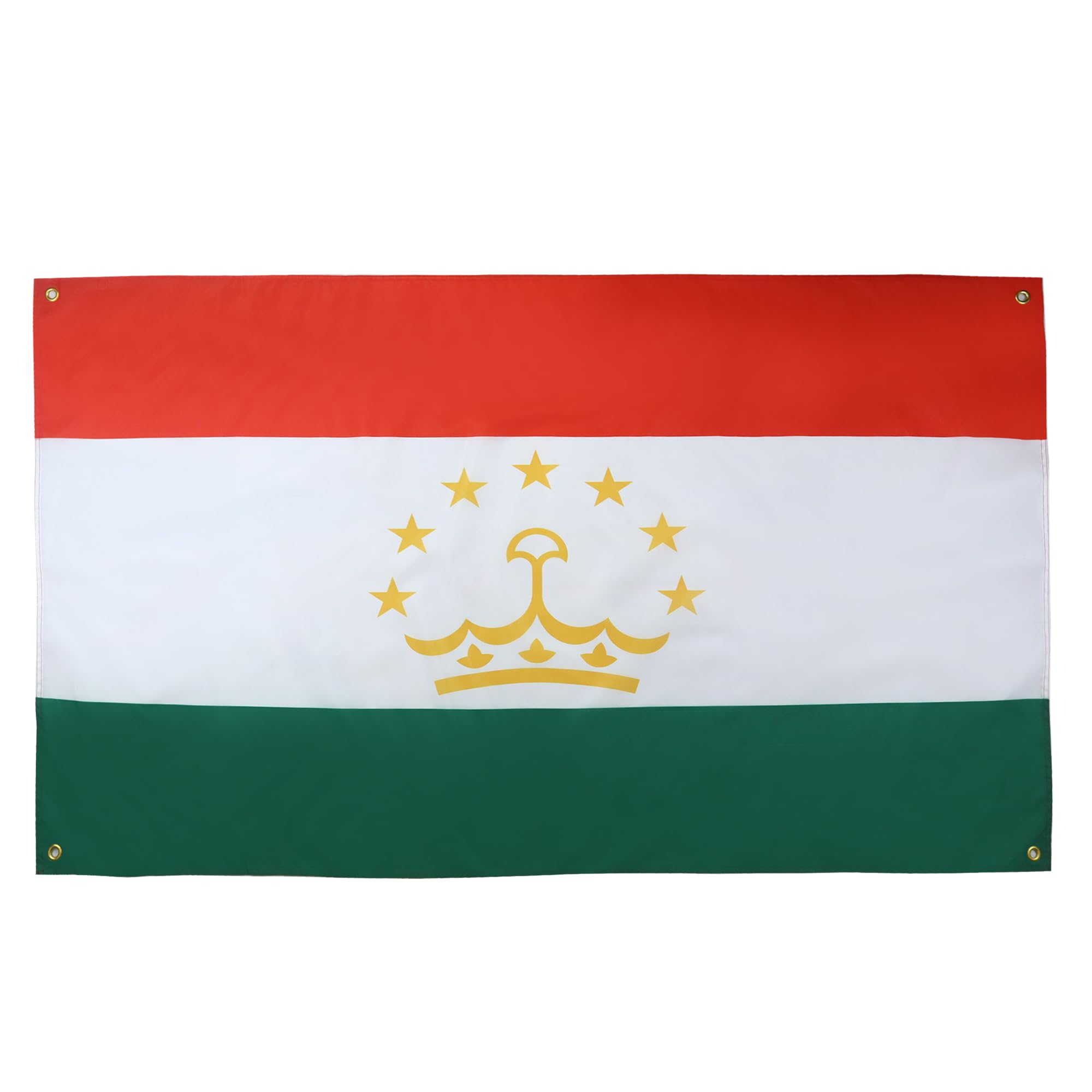 AZ FLAG Tajikistan Flag 150 x 90 cm with 4 Eyelets for Balcony or Wall, 1 Pièce