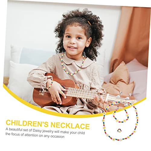 Holibanna 1 Conjunto Conjunto De Joias De Margarida Presente De Joias Para Meninas Brinquedo De Joal