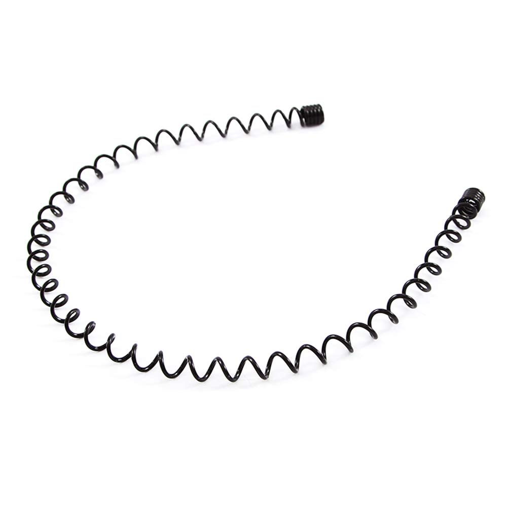 Mens Slicked Back Hair band, Outdoor Sports Fashion Pigtail HeadBand/Never Paint-shedding Metal Head Buckle Clip for Mens Long Hair, Braid and other Hair Styles - Big Spring