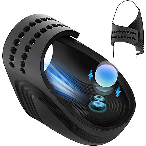 YcsLust Elektrische Penis Trainer Vibrator Masturbator mit 7 kraftvollen Vibrationen Einstellbare Größe Automatische Masturbator Cup,Eichelstimulator Penistrainer Sex Spielzeug für Männer Paare