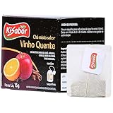 Kisabor chá vinho quente montanhes para infusão 15 gramas com 10 s