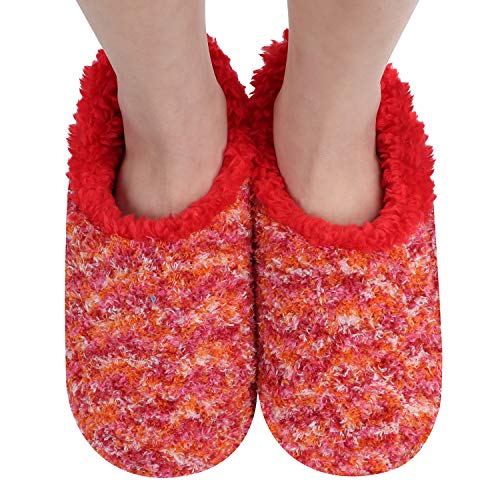 Image of Snoozies Rib Back Space Dye with Cushioned Insole Womens Slippers - Slippers for Women