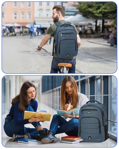 Image of kadilong 17,3 Inch Laptop Backpack for Men,School Bookbag for Teens Boys with USB Port for College Business