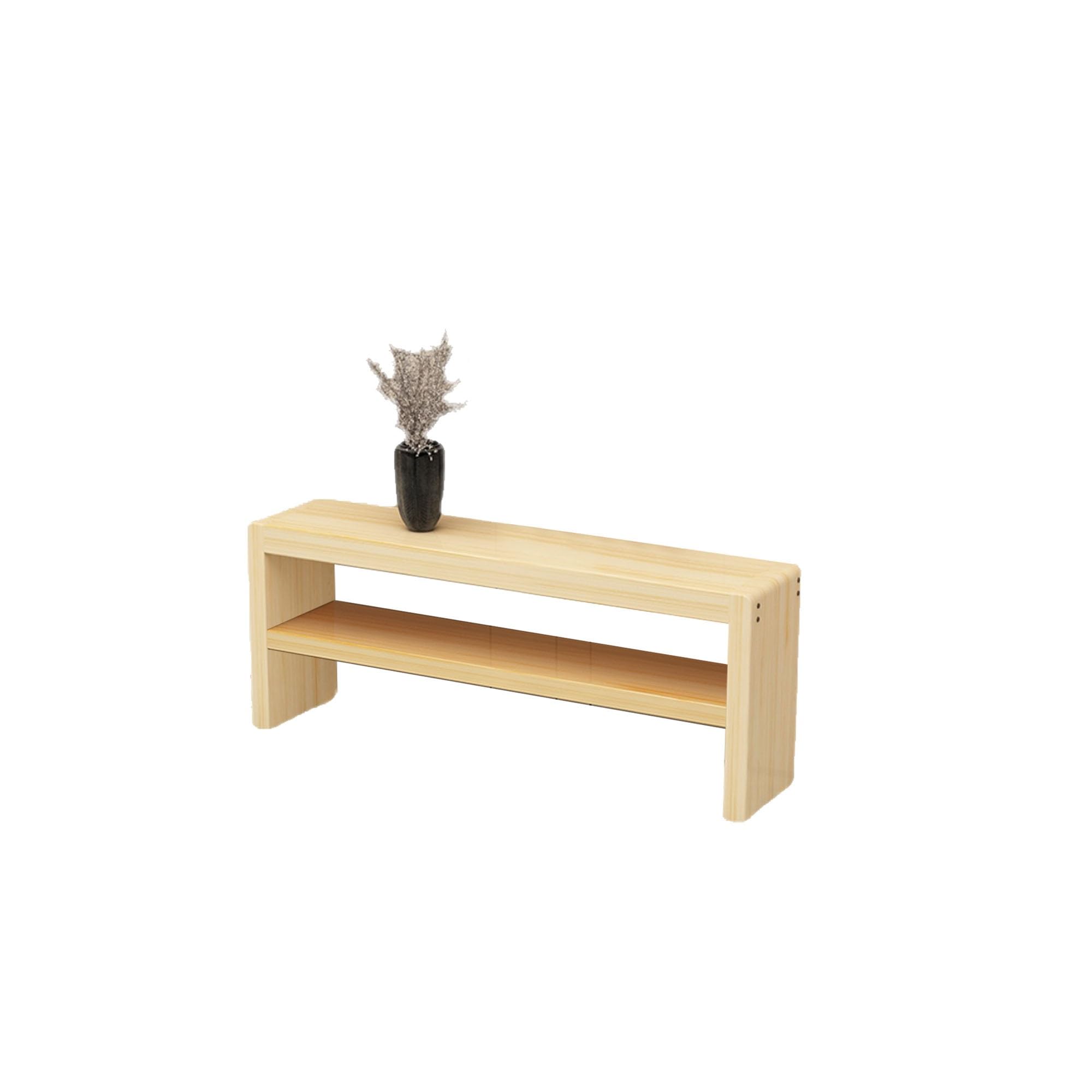 Banc à nouilles vintage en bois massif pour longue table de cuisine