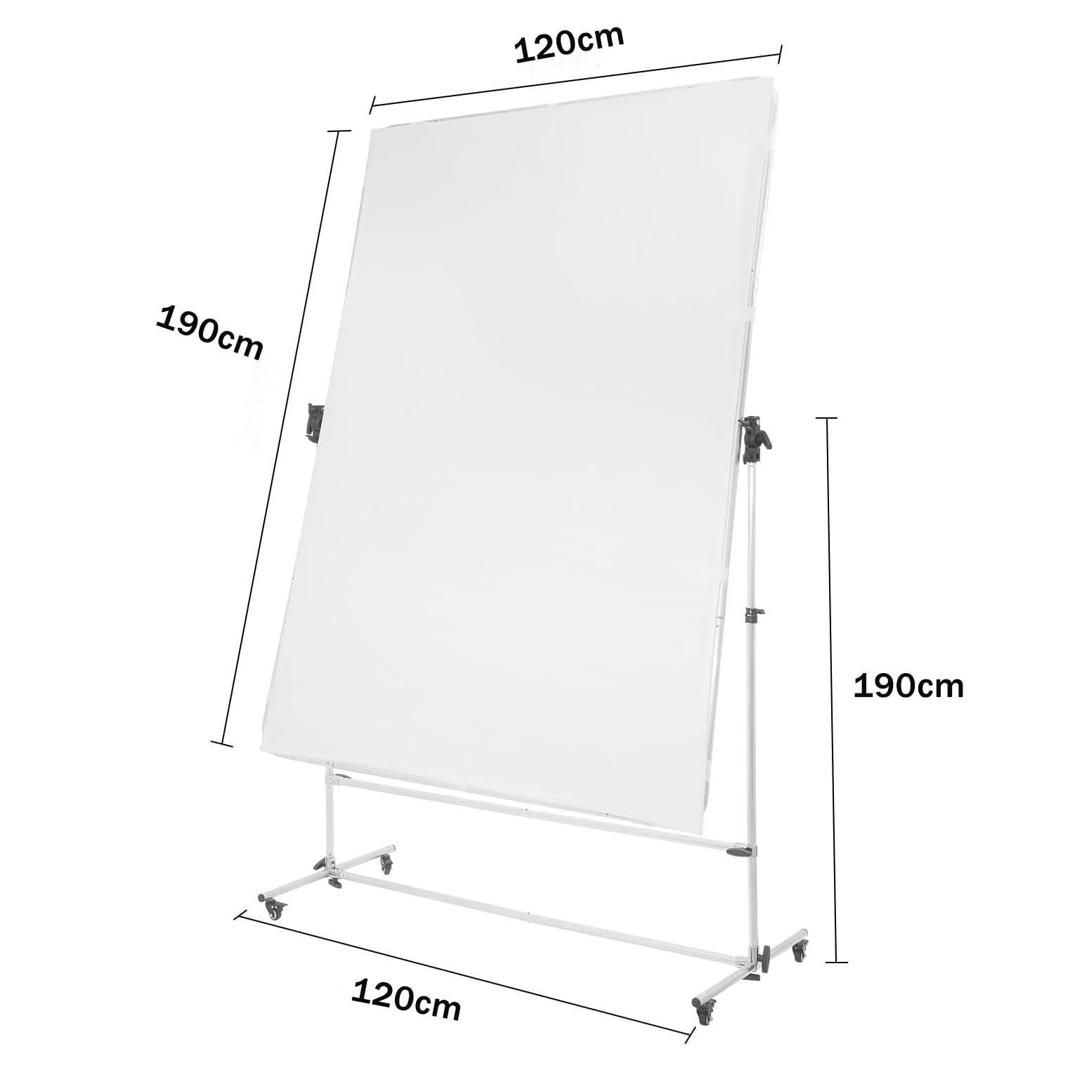 Fotografia studyjna dyfuzor światła z aluminiową ramą i stojakiem, reflektor panelowy do nagrywania wideo
