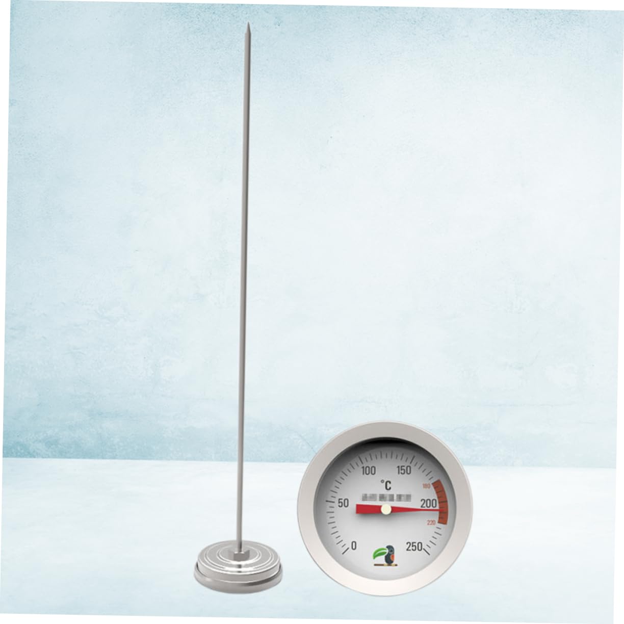 PRETYZOOM 3piezas De De Acero Inoxidable Clip Multi-hoyo y Sonda De Detector De Temperatura Para Azúcar y De Cocina Profesional Para Freír y Preparar Mermeladas