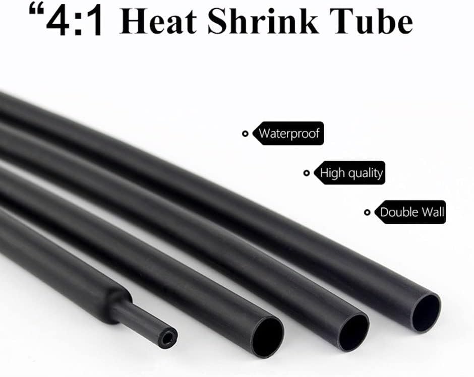 1pcs 4:1 Heat Shrink Tube, with Glue Adhesive Lined Dual Wall Tubing Sleeve Wrap Wire Cable Kit(72MM x1.22meter)