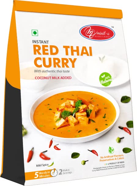 MinitO Instant Red Thai Curry Powder, 2.1oz/60gm