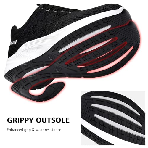 Image of Padgene Womens Sneakers Lightweight Tennis Walking Shoes Sports Running Shoes for Woman Mesh Breathable Gym Fashion Sneakers Athletic Comfortable Casual
