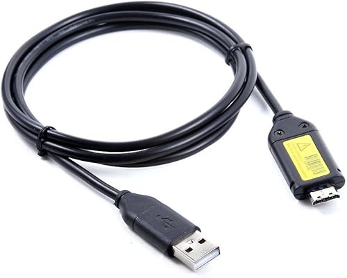 MaxLLTo Cargador de batería USB DC+cable de sincronización de datos para Samsung HZ25W HZ30W HZ35W WB600 WB650 WB5000 i8 i80 L100 L110 L120 L201
