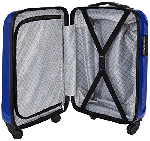 Image of Safari Thorium Stubble 55 Cms Polycarbonate Blue Cabin 4 wheels Hard Suitcase