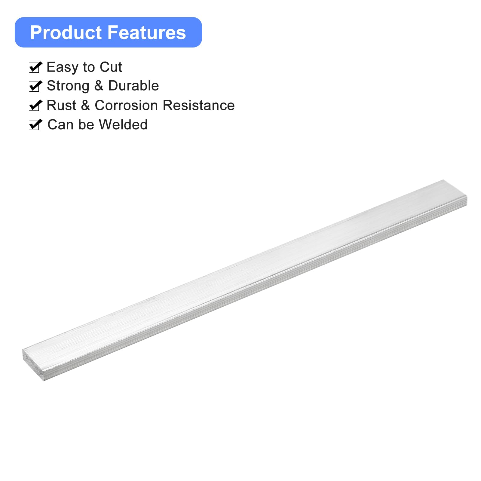 Profilato Ferro Piastra In Alluminio 10mm Spessore - Grado 6082T6 H30, Per Lavorazioni, Misure Diverse Aluminium Wall Panel - Foto 4