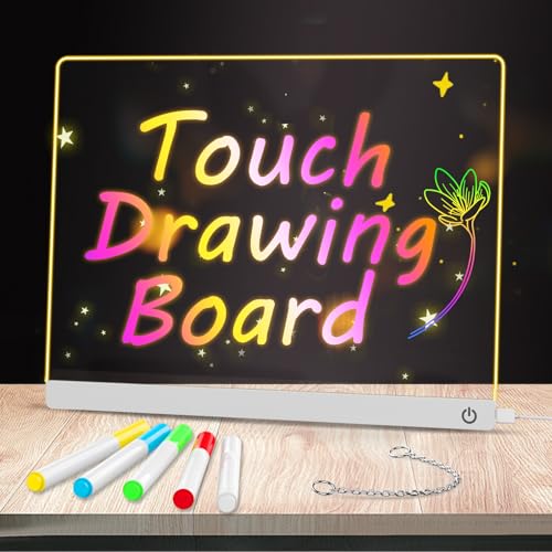 LED Note Board Drawing Board for Kids, Light Up Dry